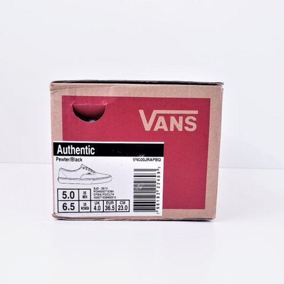 VANS Authentic Pewter/Black - Picture 4 of 9